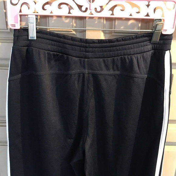 Danskin NowActivewea Pants SzS Straight Legs Drk Blue Side Stripes Pullon - Picture 8 of 8